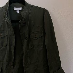 DressBarn- Military Green Casual blazer
